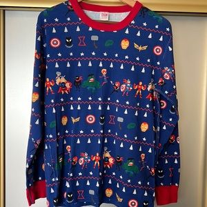 Hanna Andersson Mens Marvel Pajama shirt